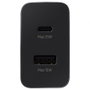 SAMSUNG Cargador EP-TA220NBEGEU 35W con USB-C y USB-A Negro